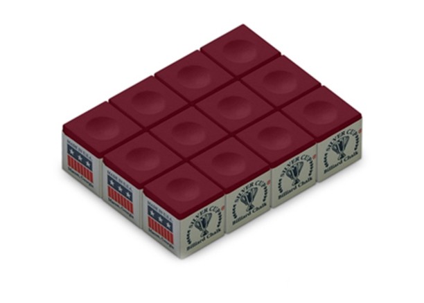 Кутия Silver Cup от 12 бр. Burgundy (Цвят: Burgundy)