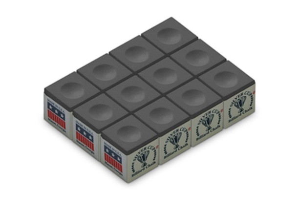 Кутия Silver Cup с 12 бр. креда (Цвят: Coal)