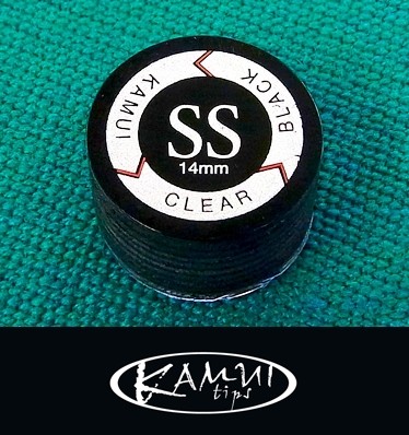 Тапа Kamui CLEAR BLACK Super Soft 14 мм