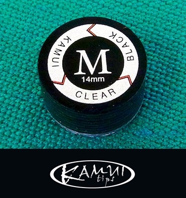 Тапа Kamui Clear Black Medium, 14 мм