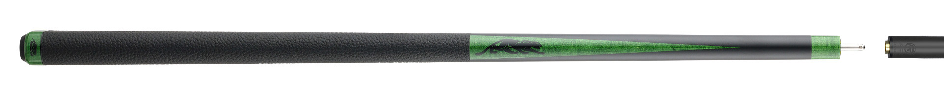 Щека за пул Predator SP2 Green Stained Curly Maple 1, кожена облицовка, Uni-Loc винт