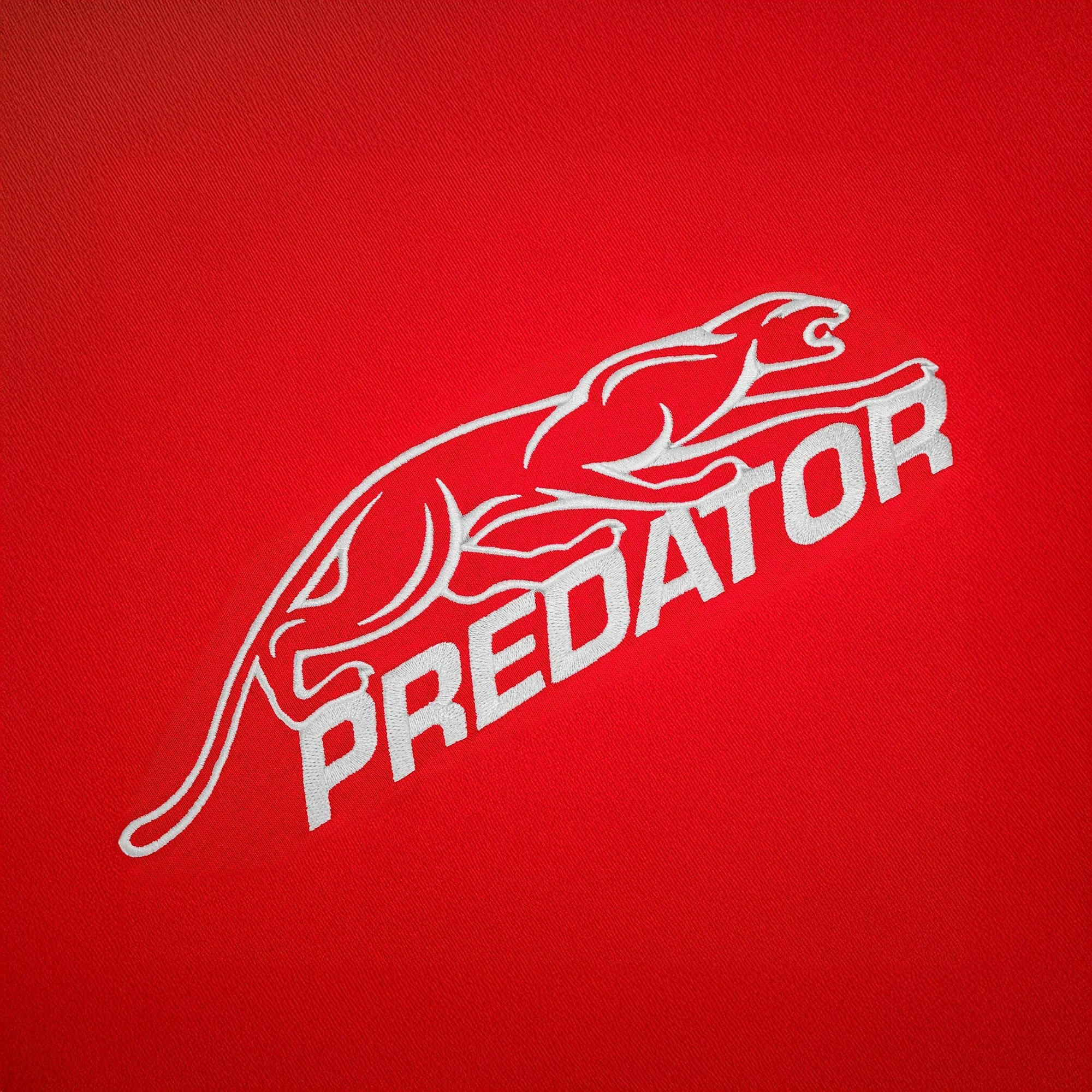 Тениска Predator Outline Logo, червена, M-XL