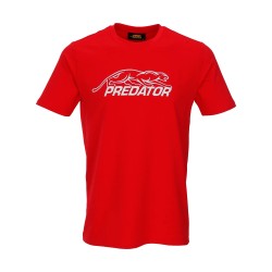 Тениска Predator Outline Logo, червена, M-XL