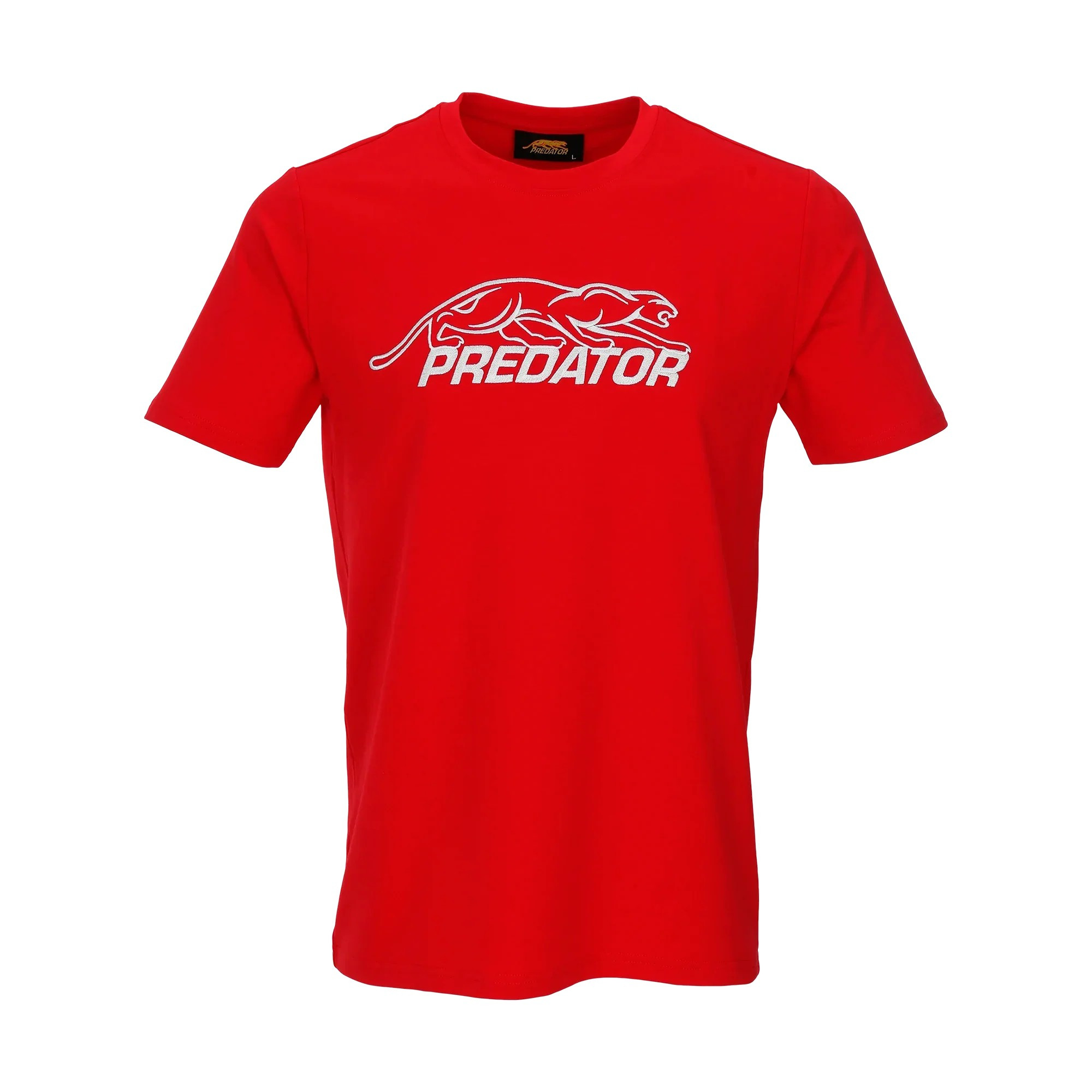 Тениска Predator Outline Logo, червена, M-XL