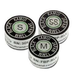 Тапа за щека Kamui Black Super-Soft 13 мм