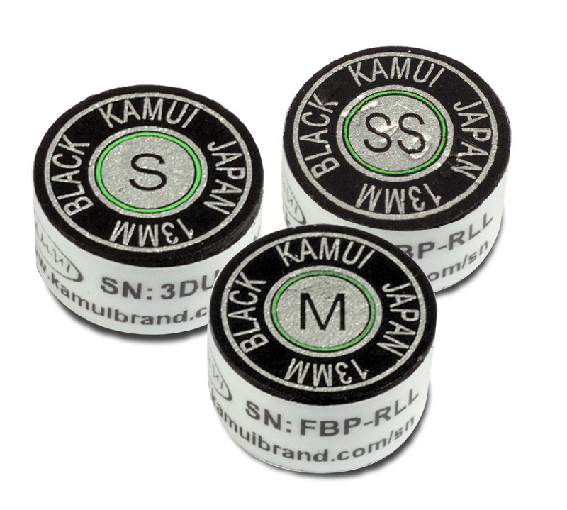 Тапа за щека Kamui Black Super-Soft 13 мм