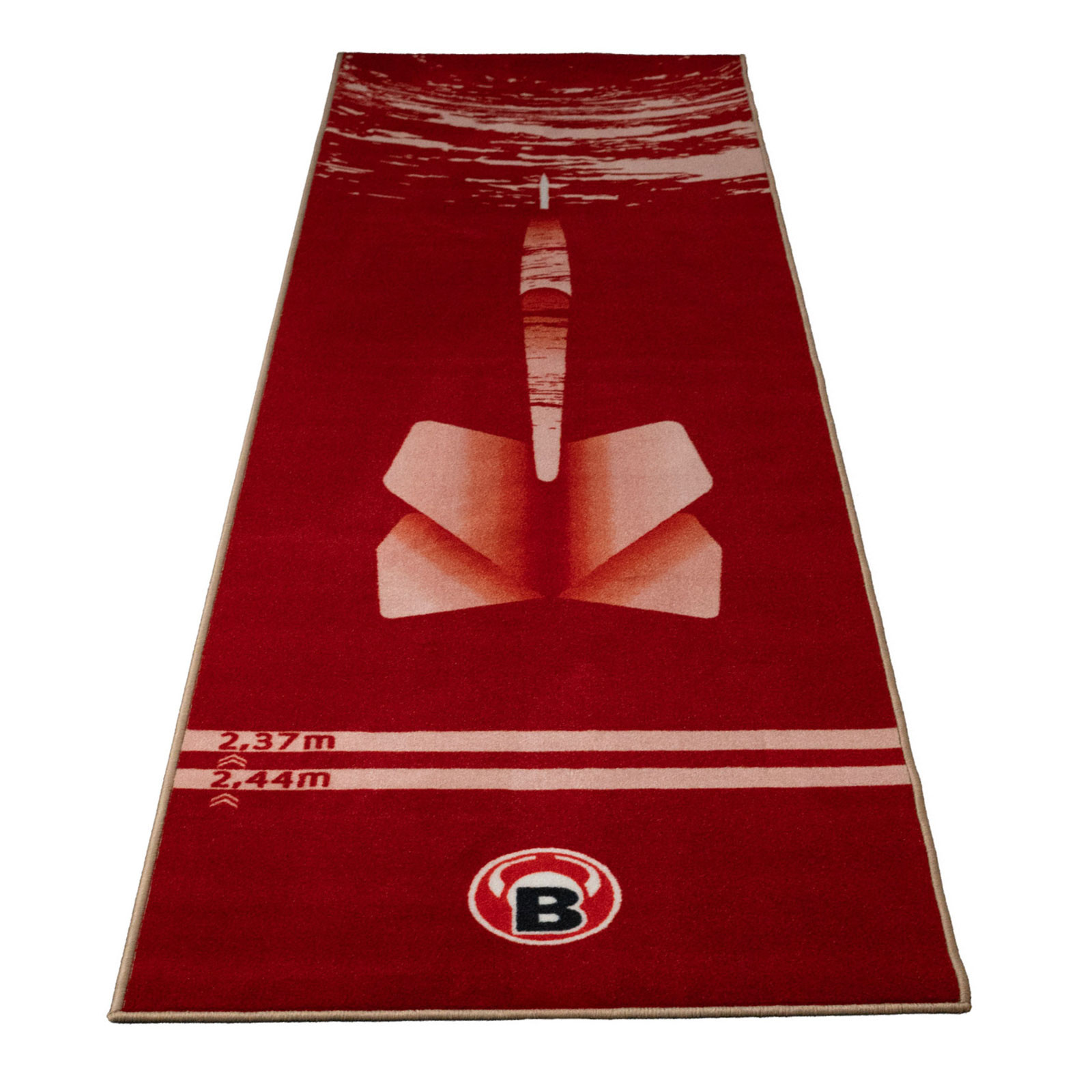 Текстилно килимче за дартс BULL'S Carpet Mat “180” червено