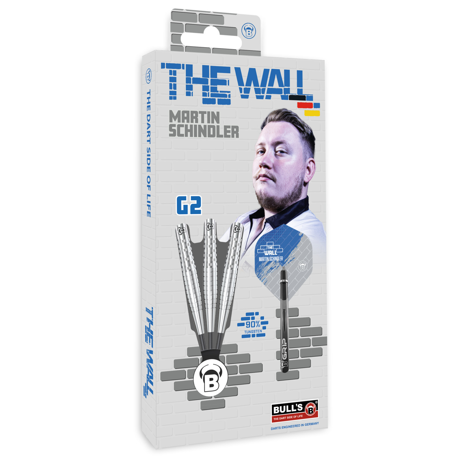Стийл дартс Bull's Martin Schindler Gen. 2 с 90% волфрам, 23 g