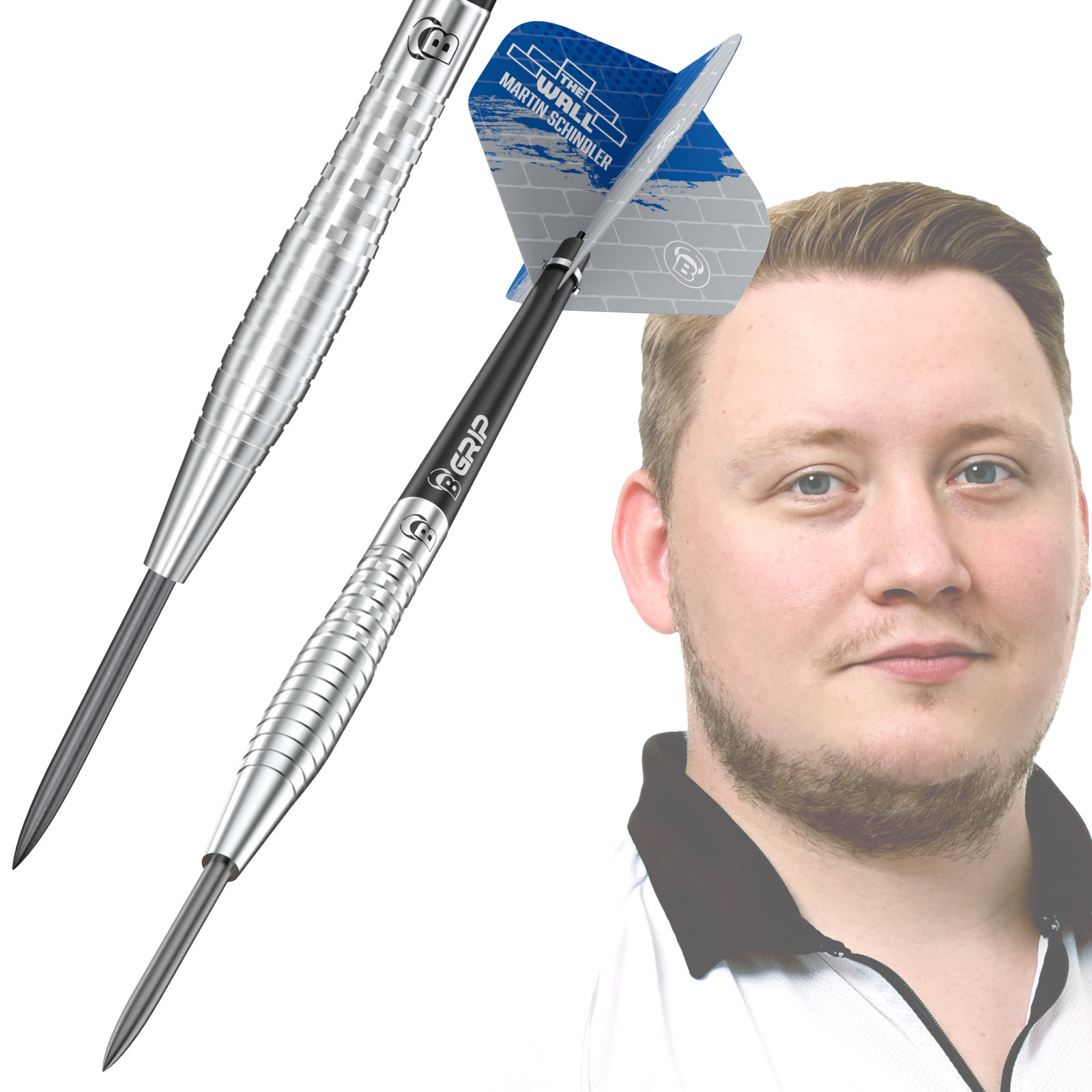 Стрели за стийл дартс BULL'S Martin Schindler Gen. 2, 90% волфрам, 25 g