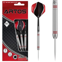 Стрели за дартс BULL'S Artos AR3 червени, 80% волфрам, 22 г