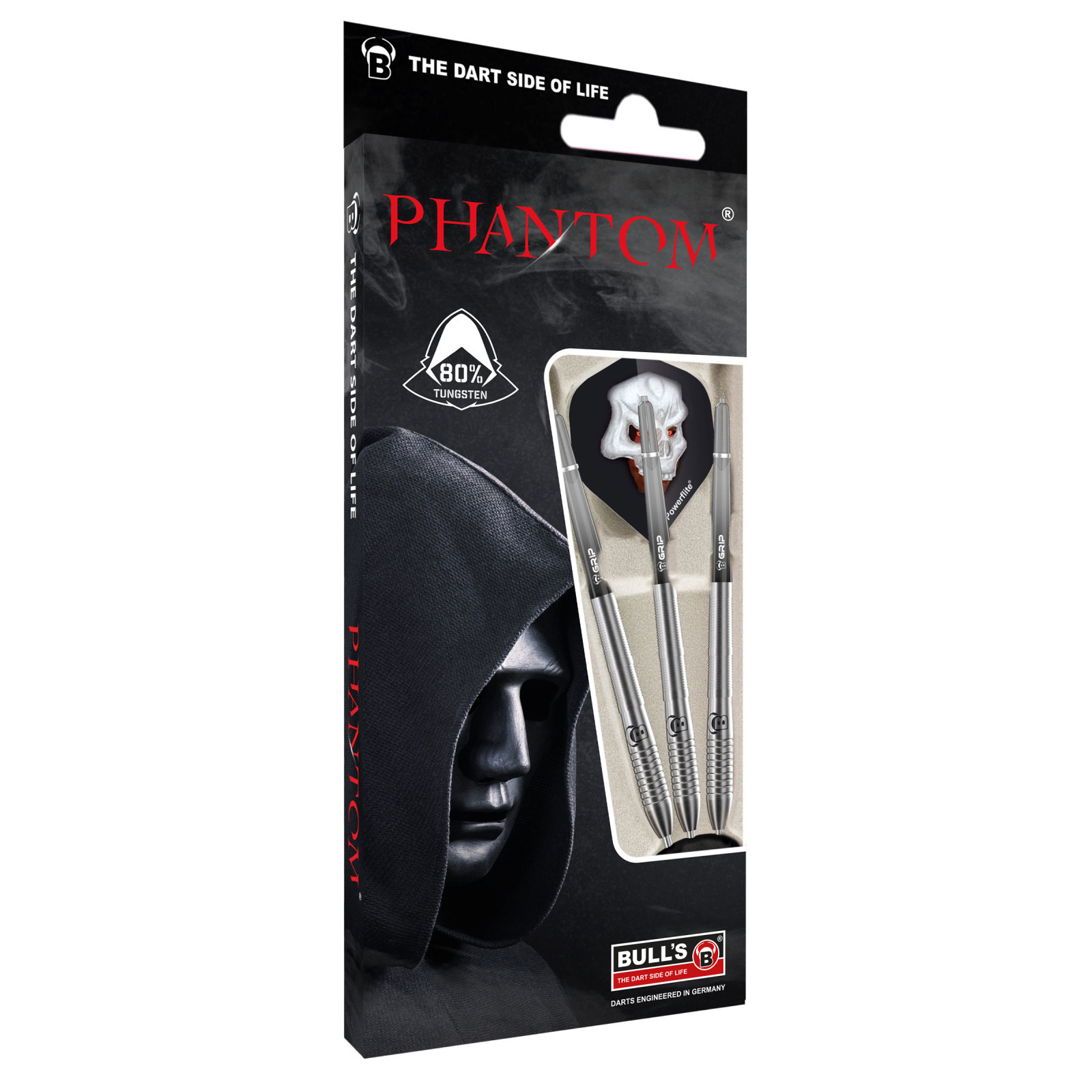 Стийл дартс BULL'S Phantom PT4, 80% волфрам, 24 g