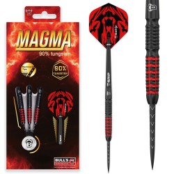 Стийл стрели за дартс BULL'S Magma, 90% волфрам, 23 g