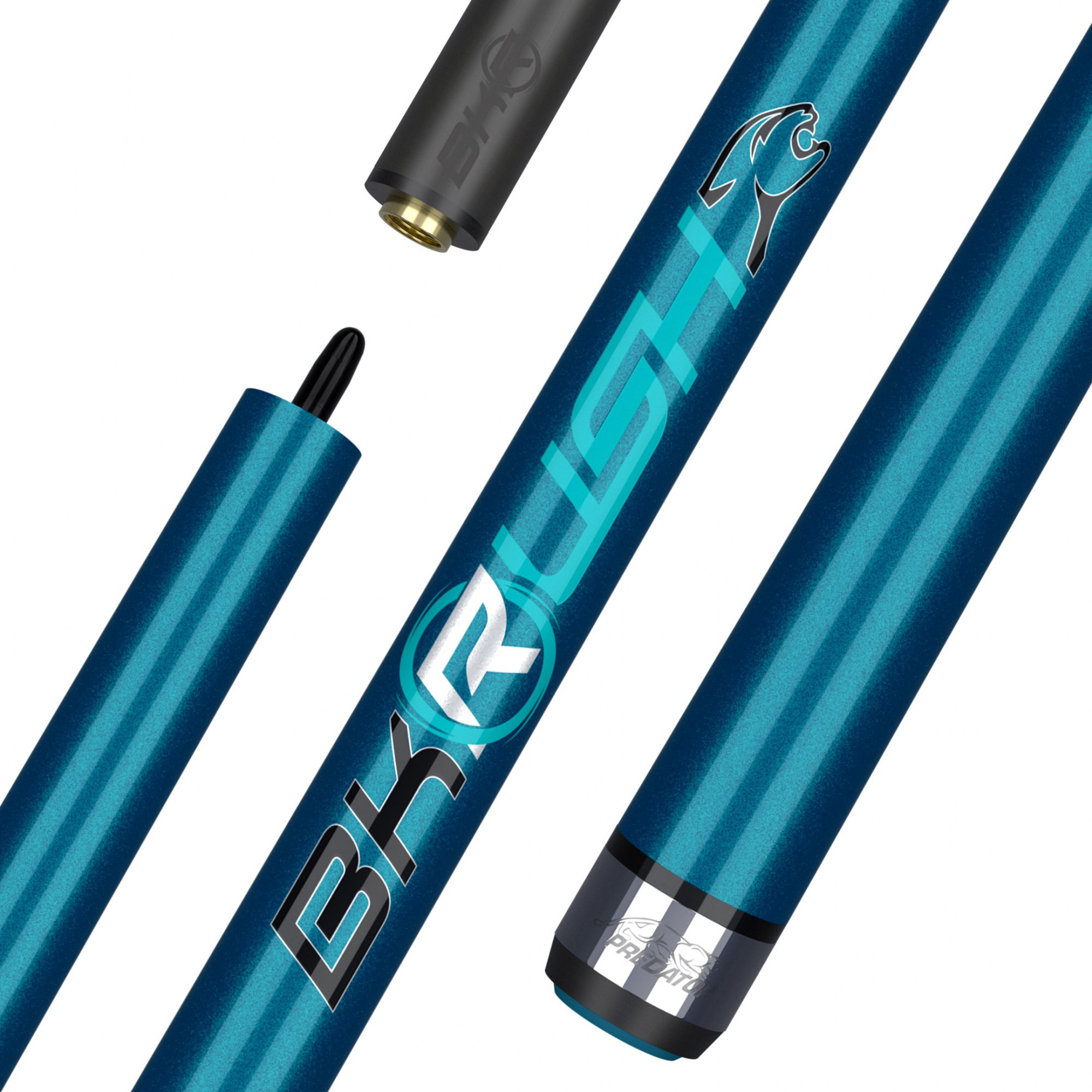 Брейк щека Predator BK Rush Teal без облицовка с шафт REVO BK-R Carbon Fiber