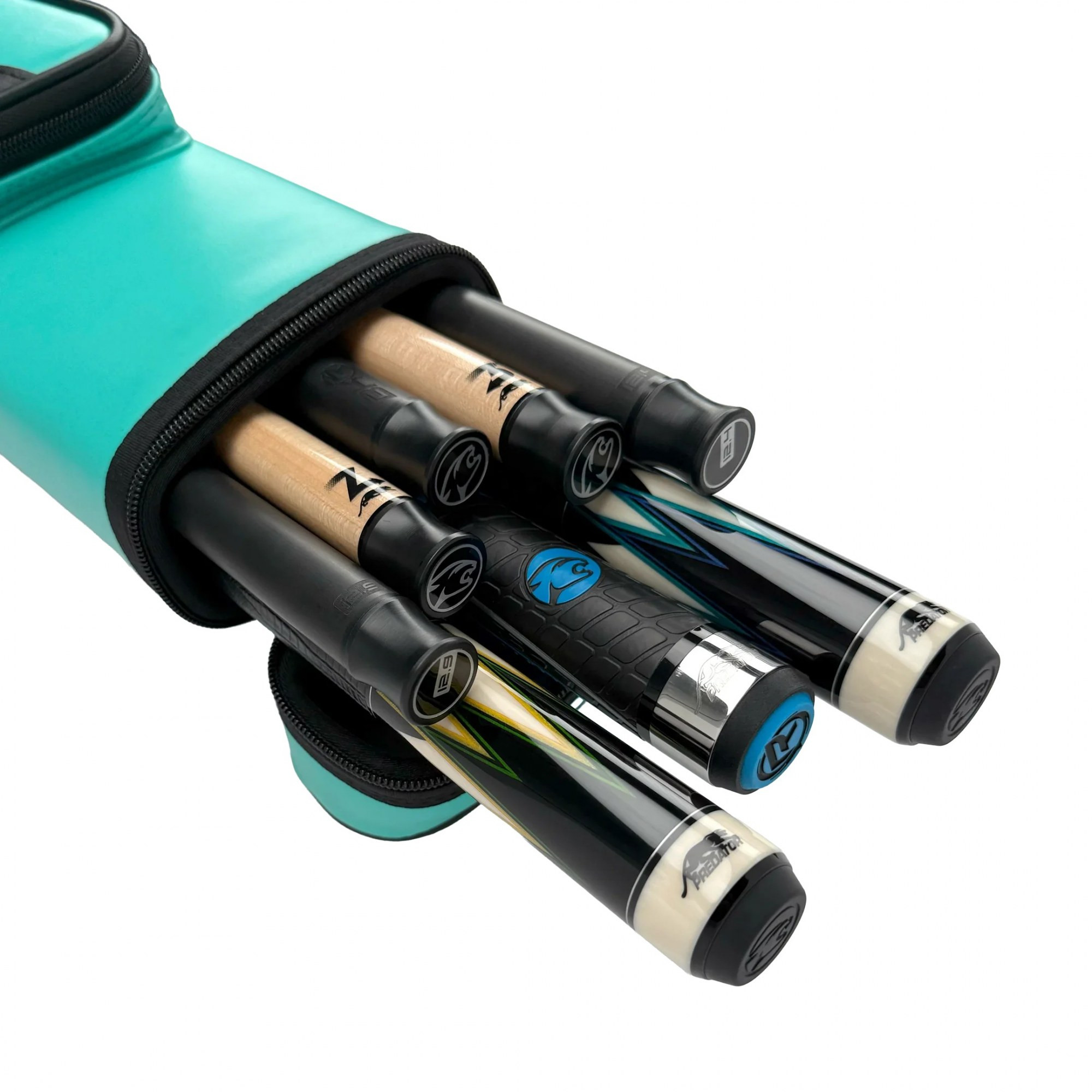 Твърд калъф за щеки Predator Roadline 3/5 Teal/Black