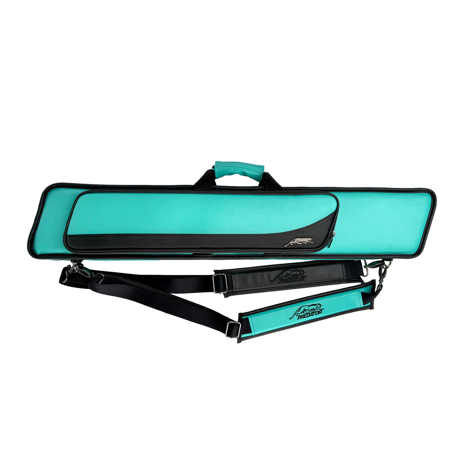 Твърд калъф за щеки Predator ROADLINE 4/8 Teal/Black