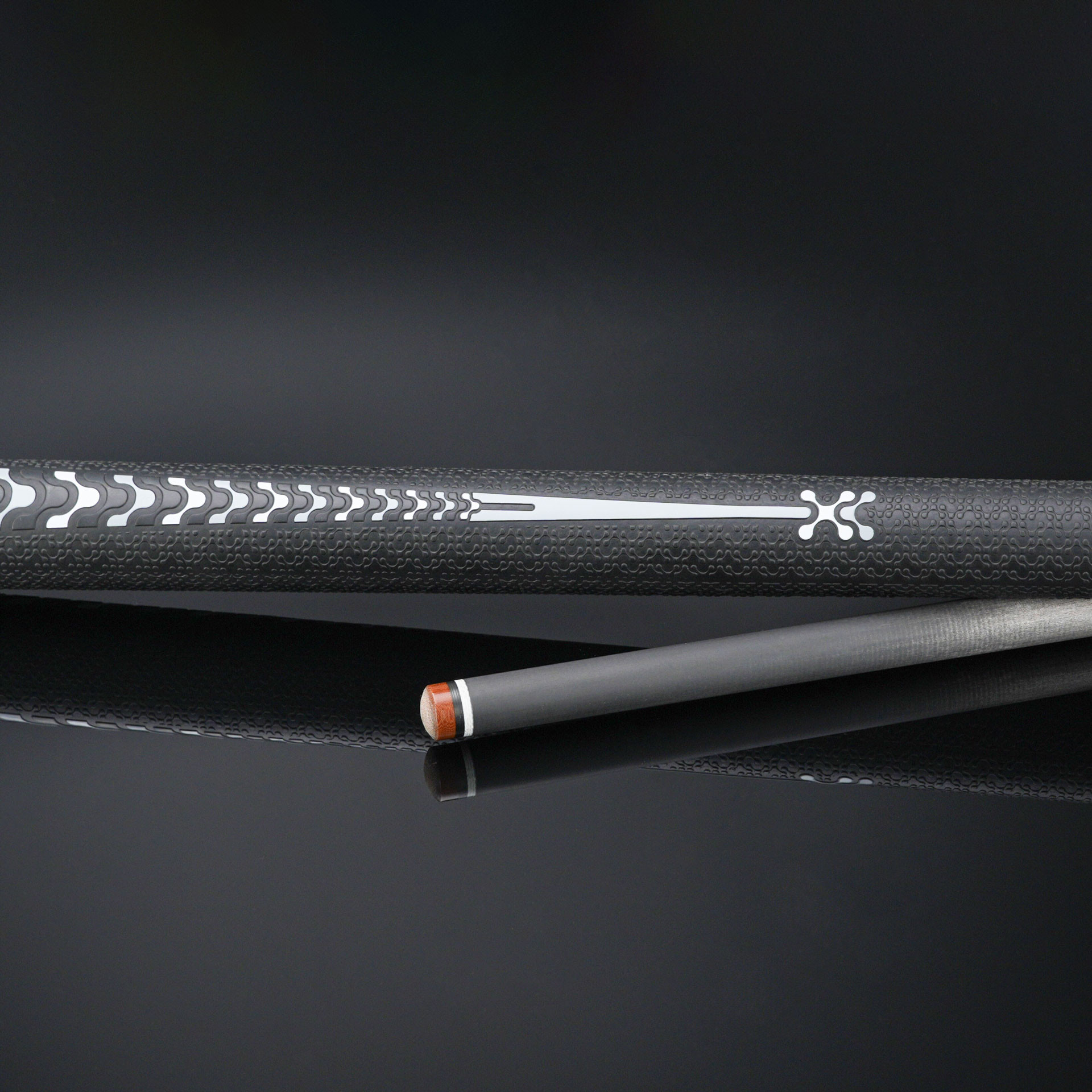 Брейк щека Poison VX Black/Gray с карбонов шафт Radial Venom Carbon Fiber
