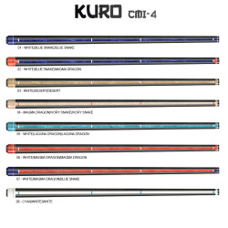 Долна част на щека за карамбол Molinari KURO CMI-4 (версия 09 - Pink/White/Pink, Radial винт)