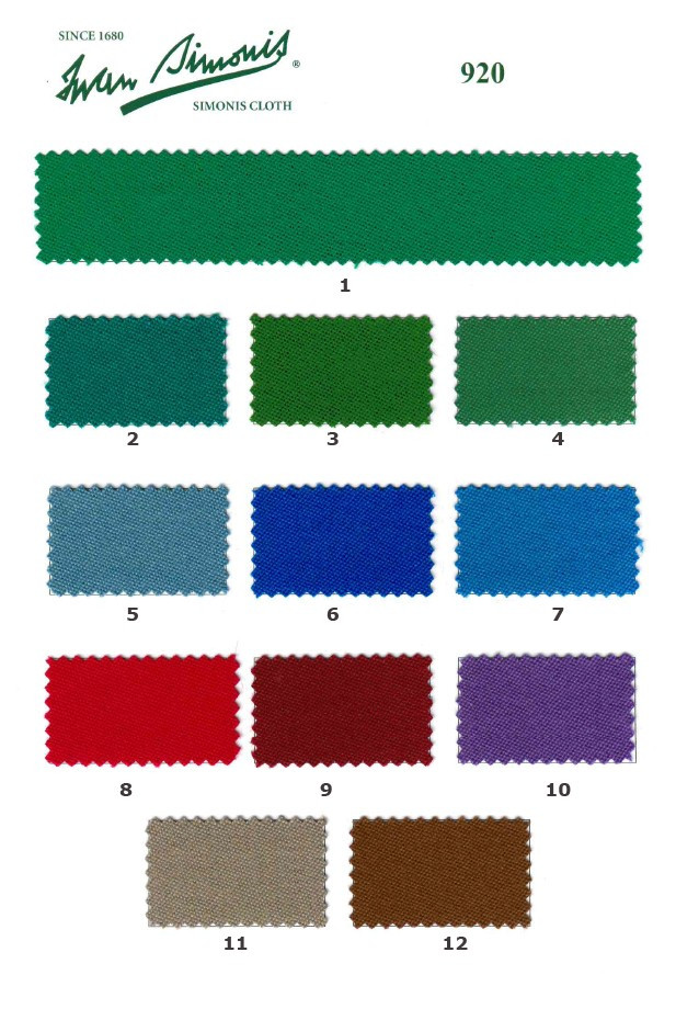 Сукно за билярд Simonis 920-195, цвят Purple (11)