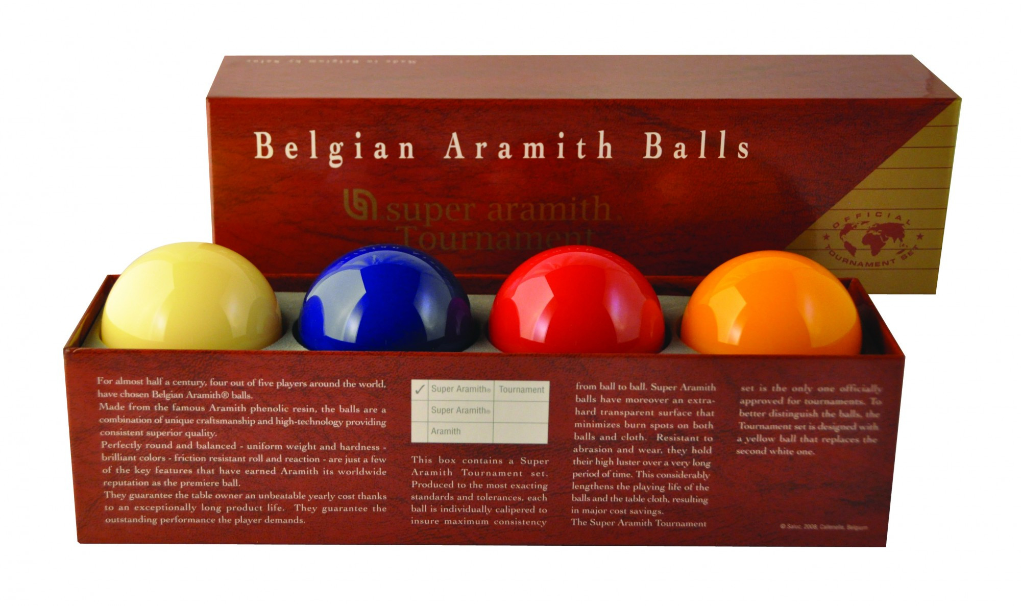 Топки за карамбол Super Aramith Carambole 4-Balls Tournament