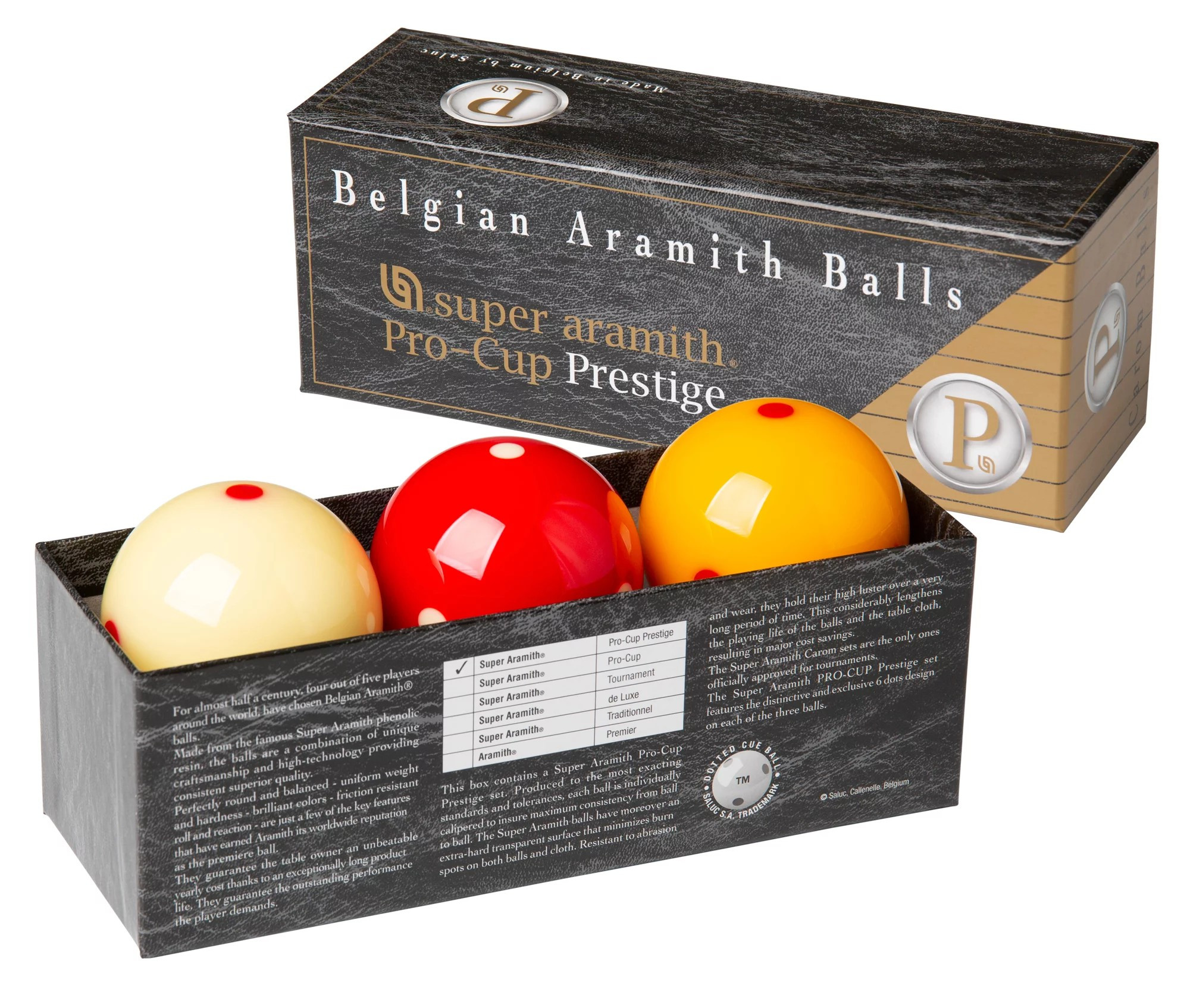 Топки за карамбол Aramith Pro Cup Prestige 61,5 мм