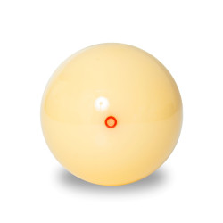 Бяла топка Super Aramith 57,2 mm Red Circle