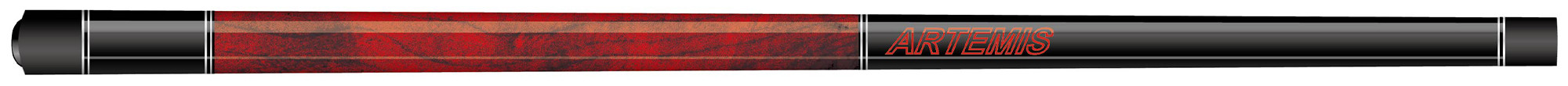 Щека за карамбол Artemis Mister 100® Black/Red Handle 500 г