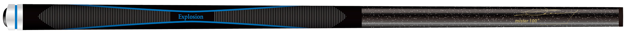Щека за карамбол Artemis Mister 100® NANO Black/Blue 510 г