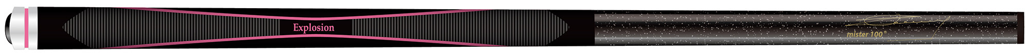 Щека за карамбол Artemis Mister 100® NANO Black/Pink 490 г