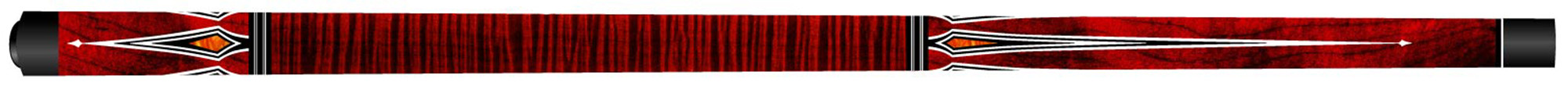 Щека за карамбол Artemis Mister 100® Curly Maple Red with Prongs 530 г