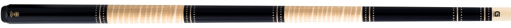 Щека McDermott H654 черна/къдрав клен, 19 oz