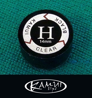 Тапа Kamui CLEAR BLACK - HARD, 14 мм