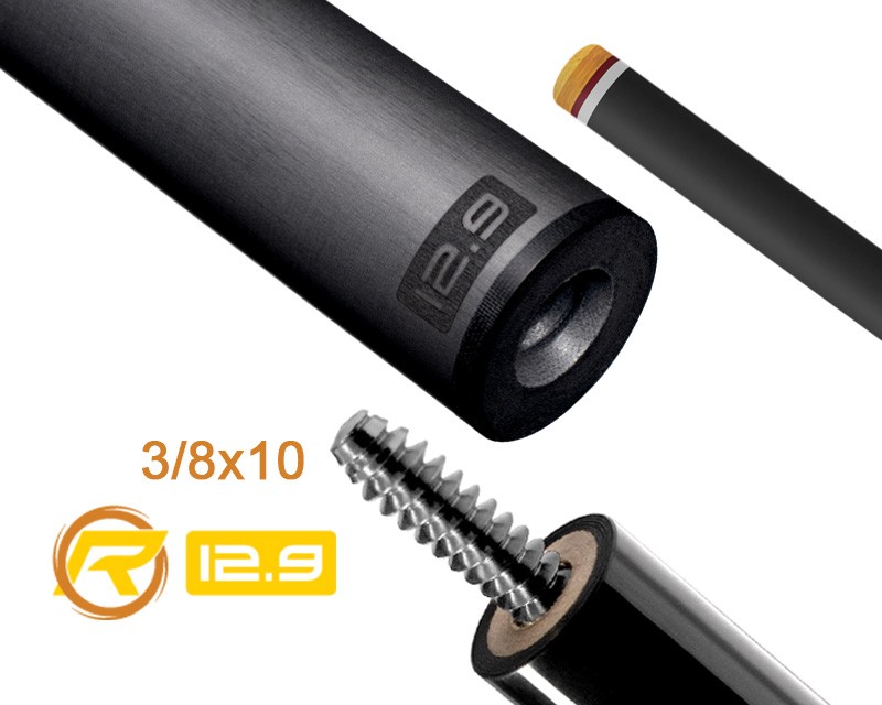 Шафт за щека Predator REVO 12.9 мм карбон, винт 3/8 x 10, WVP