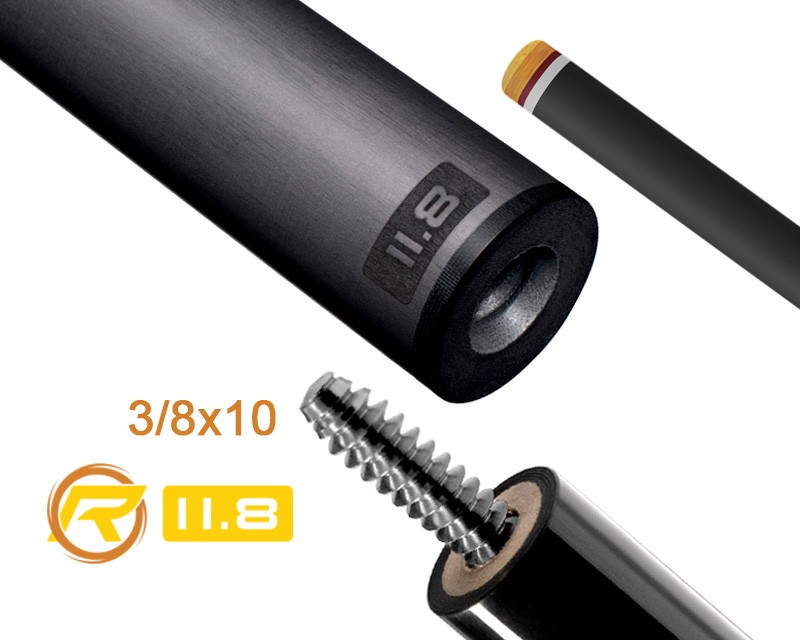 Карбонов шафт Predator REVO 11.8 mm, винт 3/8 x 10