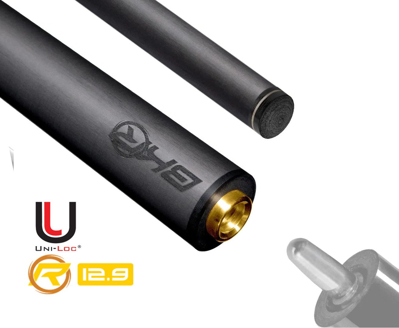 Шафт за брейк щека Predator BK REVO 12.9 mm Carbon BVP, Uni-Loc винт