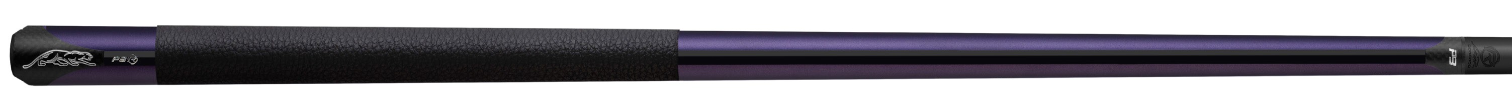 Щека за билярд Predator P3 Racer, REVO Matte Purple, кожена облицовка, Uni-Loc винт