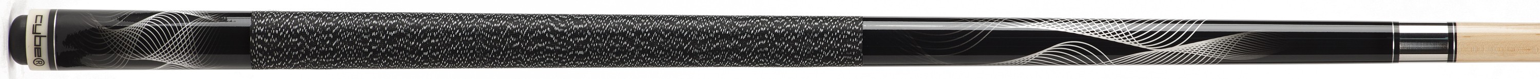 Билярдна щека Cyber BKG-5 черна, ленена обвивка