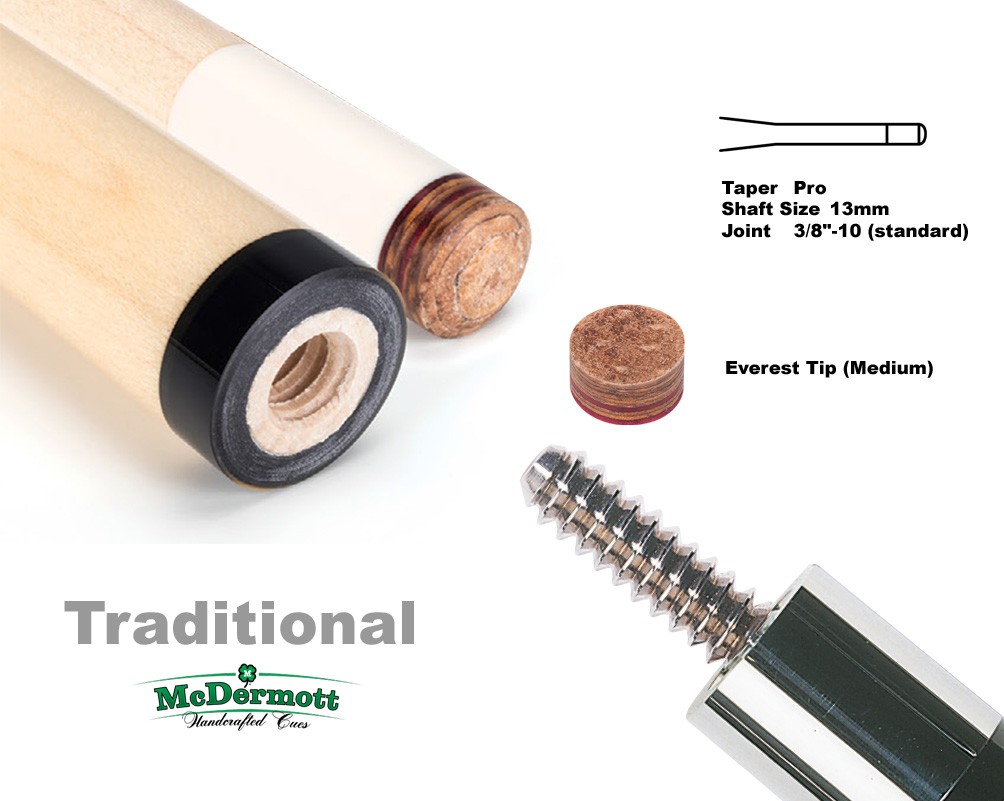 Шафт McDermott Standard с винт 3/8 x 10