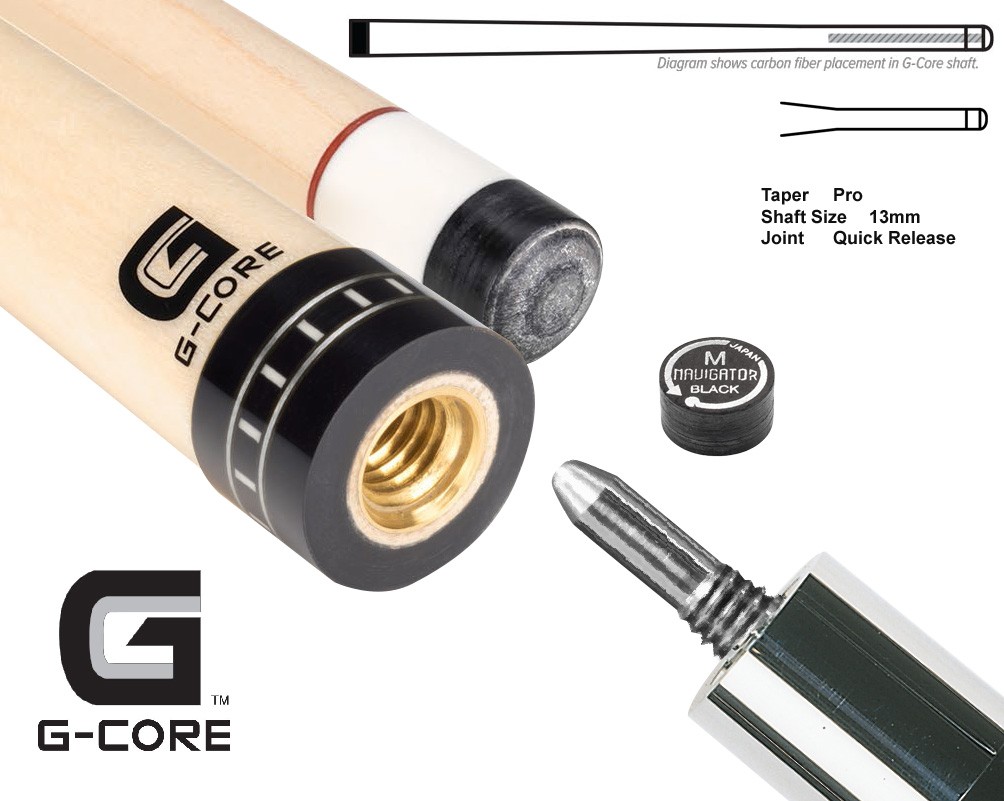 Шафт за билярдна щека McDermott G-Core QR joint