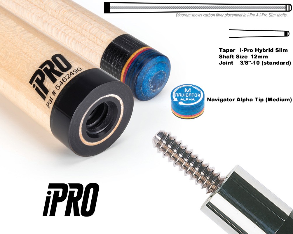 Шафт McDermott i-Pro SLIM с винт 3/8 x 10, 12 мм