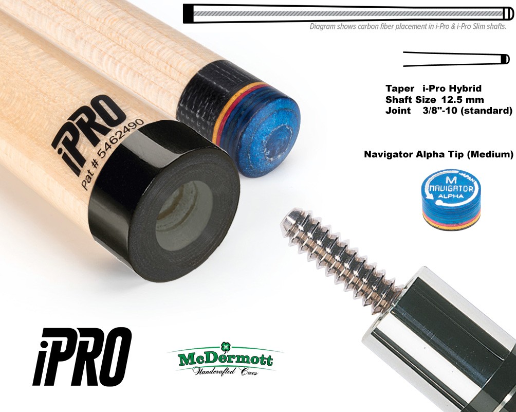 Шафт McDermott i-Pro Origin, винт 3/8 x 10, 12,5 mm
