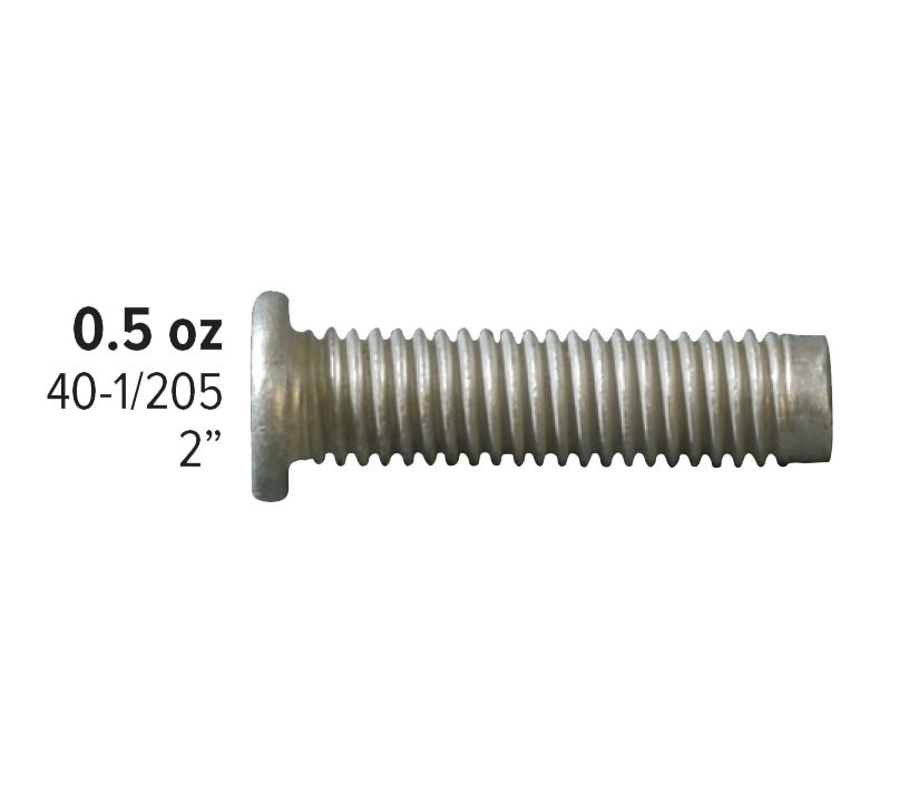 Тежестен болт McDermott - 0.5 oz 1/2 инч