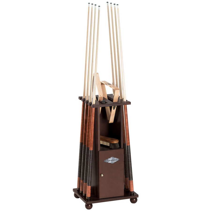 Стойка за щеки Brunswick HERITAGE Floor Cue Rack Espresso