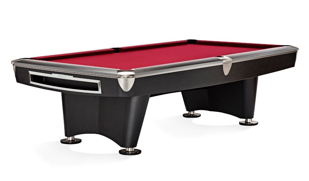 Маса за билярд Brunswick Gold Crown VI Matte Black 9ft Nickel Trimm