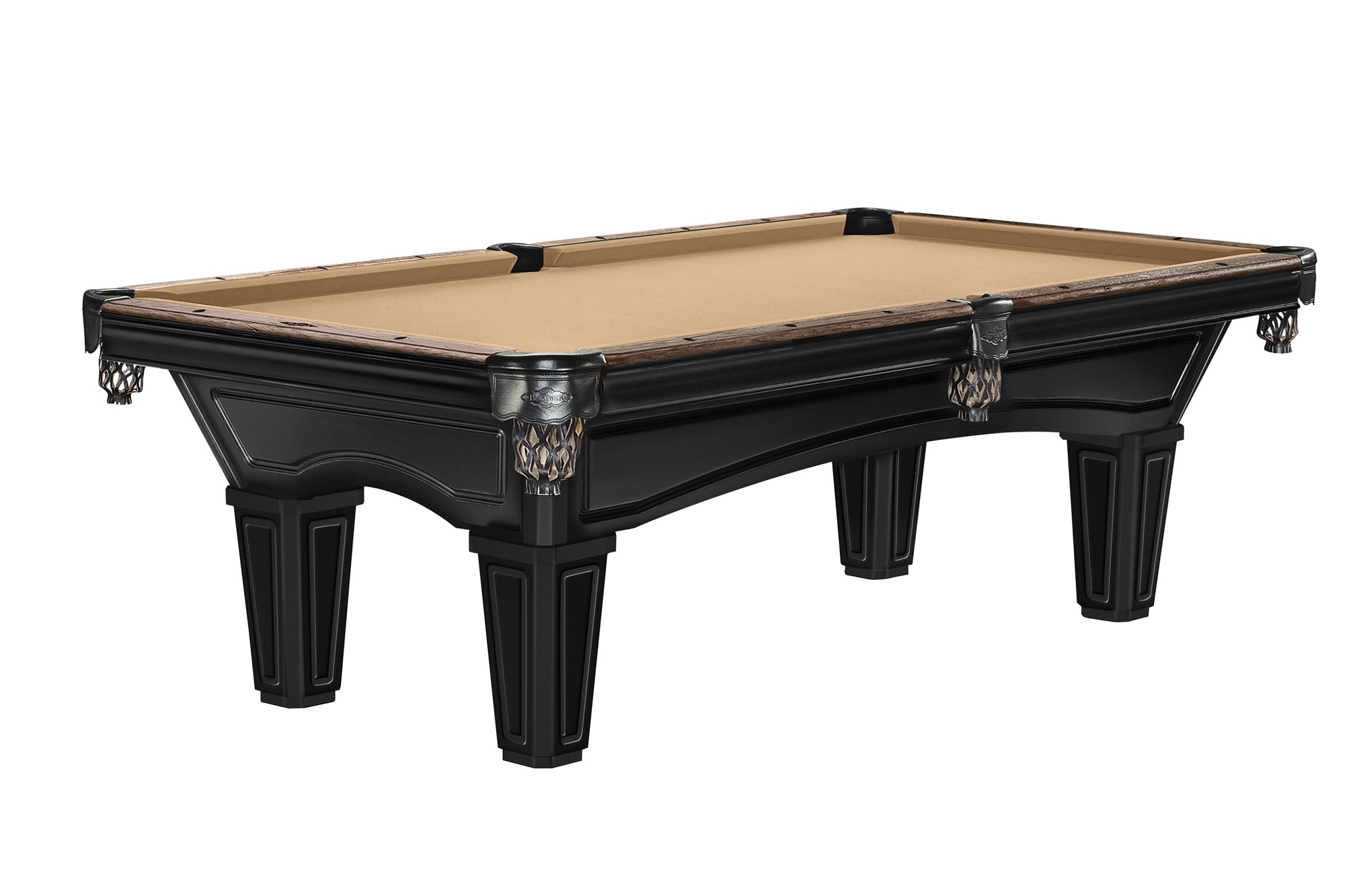 Маса за пул Brunswick Glenwood Matte Black с Coffee 7 фута