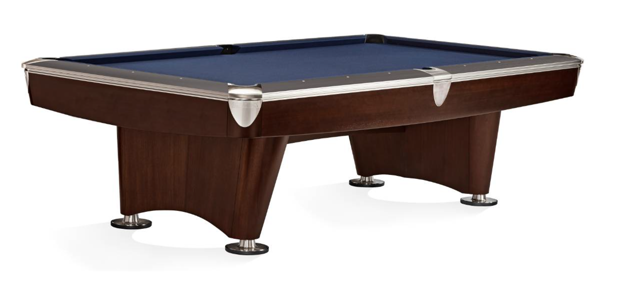 Маса за пул Brunswick Gold Crown VI, 8 фута, Skyline Walnut с никелови елементи