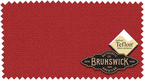 Сукно за пул Brunswick Centennial Cardinal Red за маса 9 фута