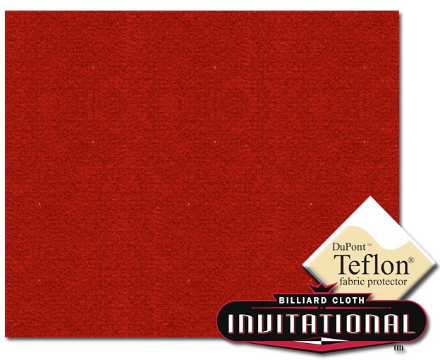 Сукно за пул Championship Invitational Teflon 21oz, червено #35