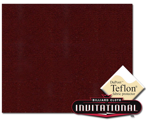 Сукно за билярд Championship Invitational Teflon 4066 21oz, цвят Wine