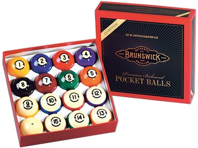 Комплект билярдни топки Brunswick Centennial 57,2mm