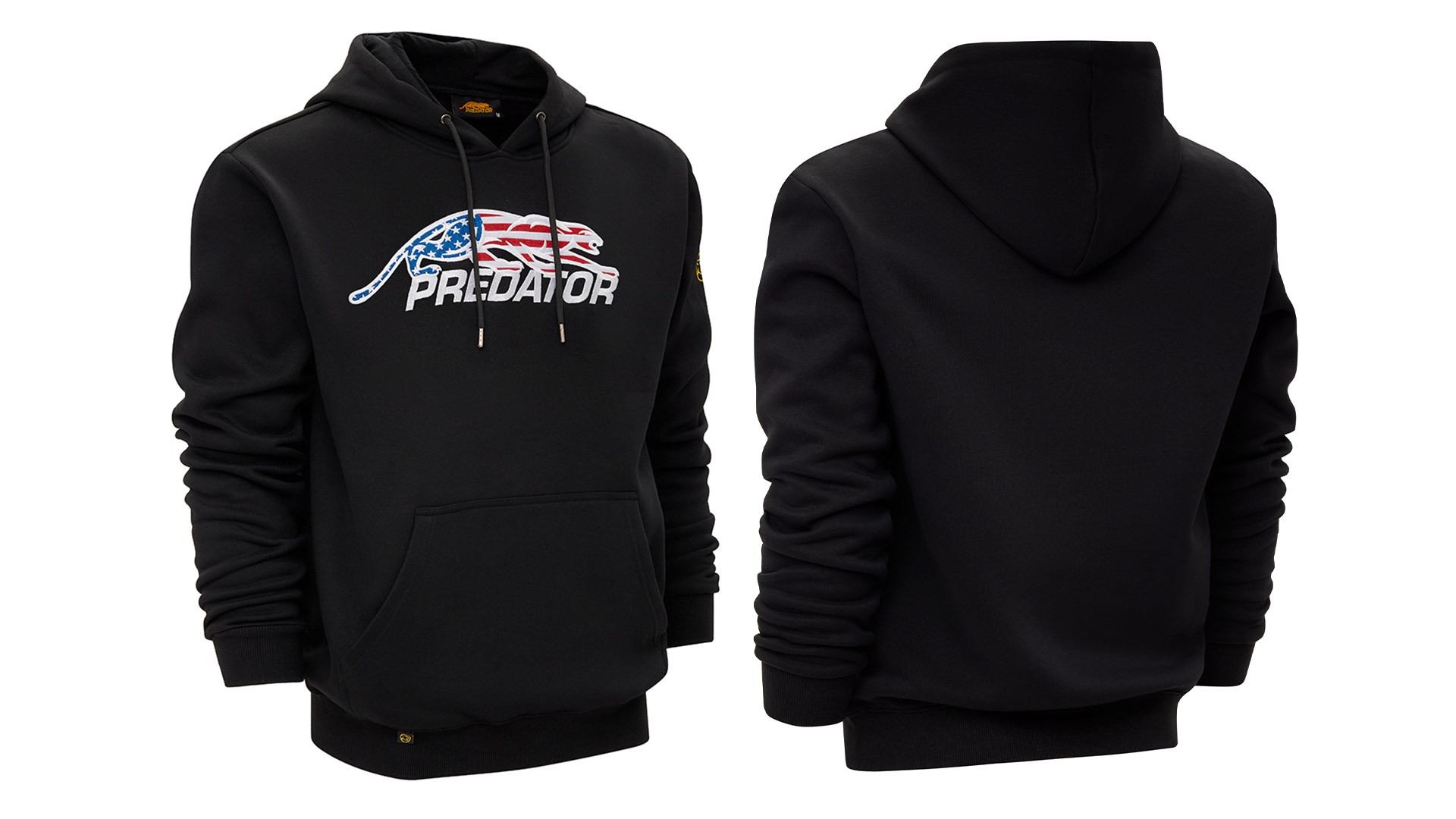 Суитшърт с качулка Predator USA Flag Cat L-XXL